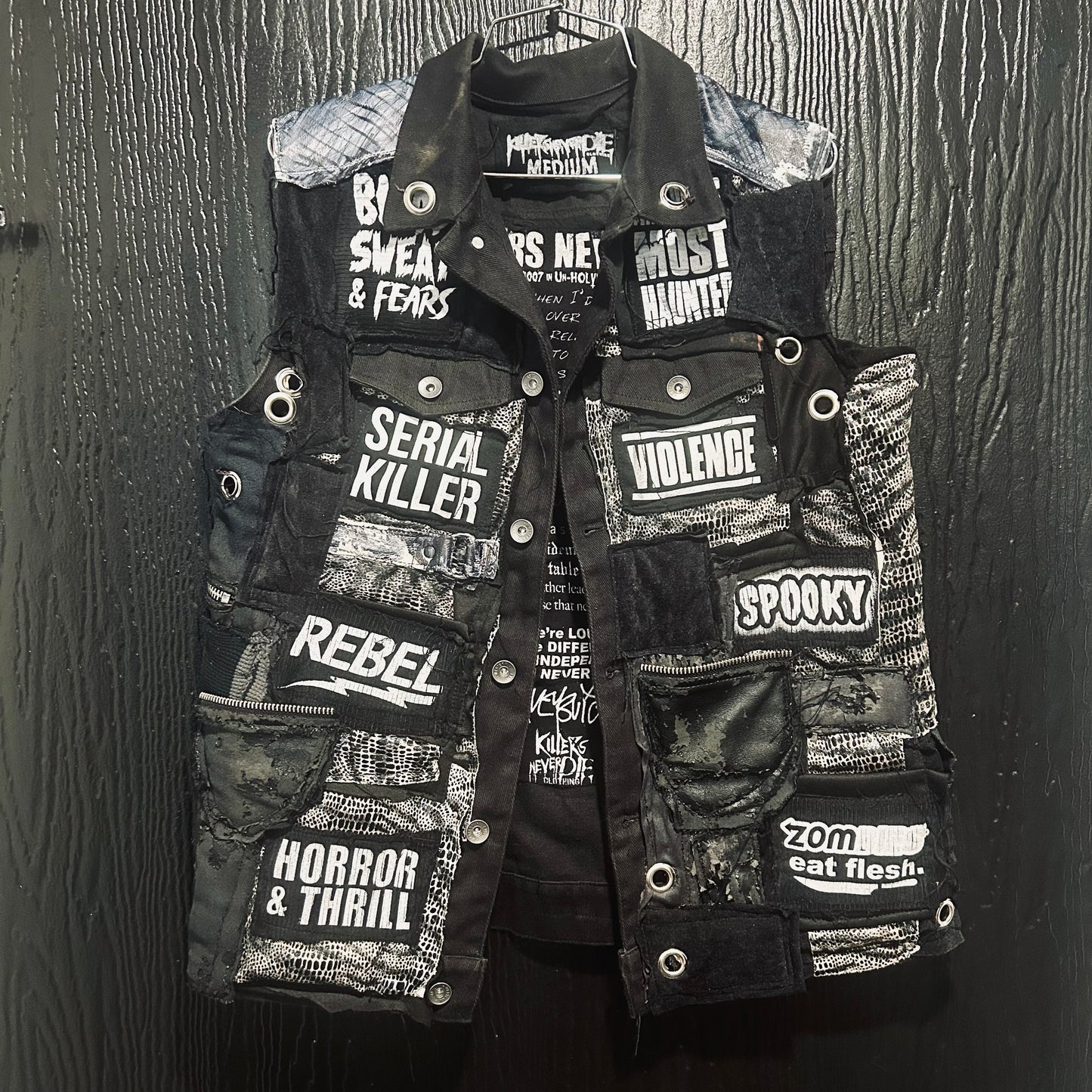 CRAZY BUNCH One of a Kind CUSTOM VEST 1 of 1