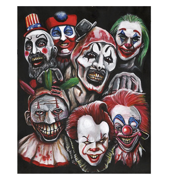 Down with the Clown 16x20 Matte Print