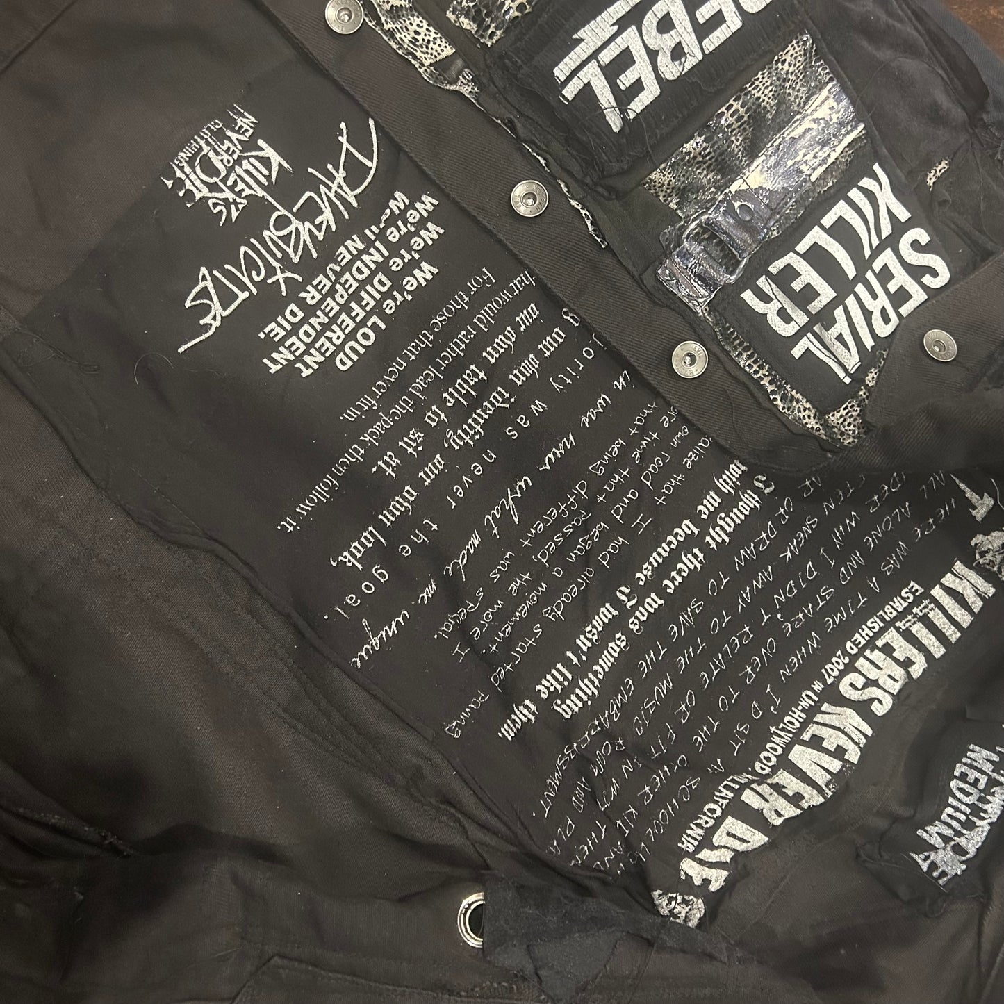 CRAZY BUNCH One of a Kind CUSTOM VEST 1 of 1