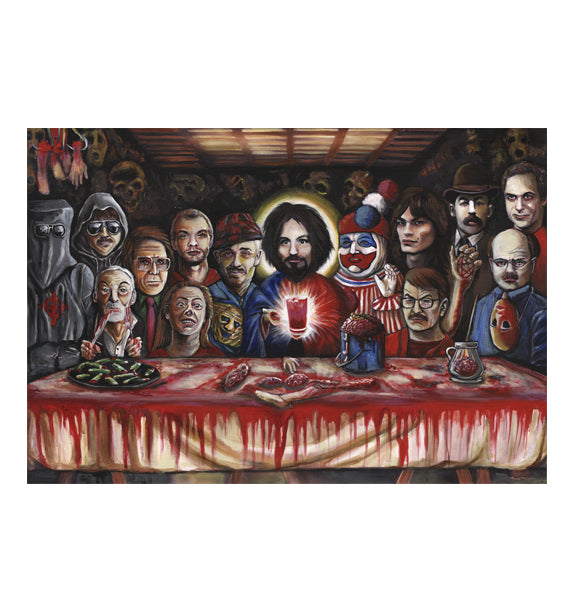 Serial Supper 24x36 Painting Reproduction